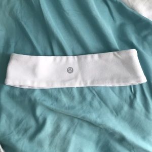 White Lulu Lemon headband